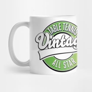 Table Tennis Vintage All Star logo Mug